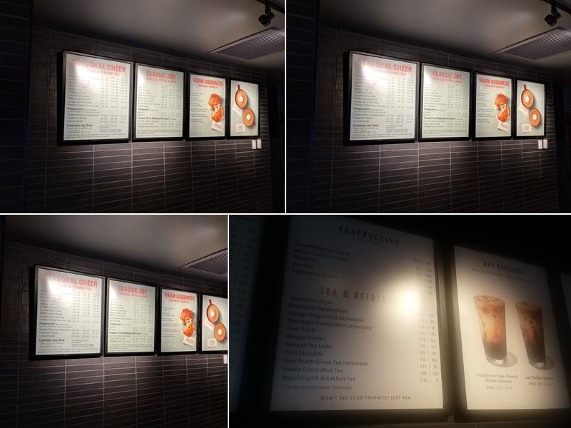 Starbucks Menu