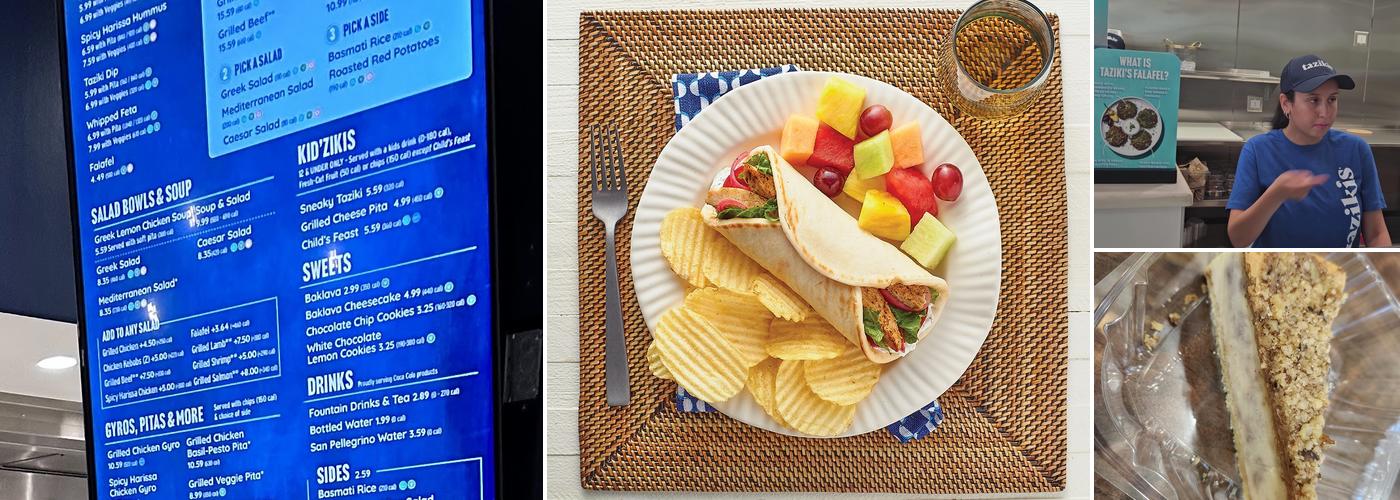 Taziki's Mediterranean Cafe - Johns Creek Menu