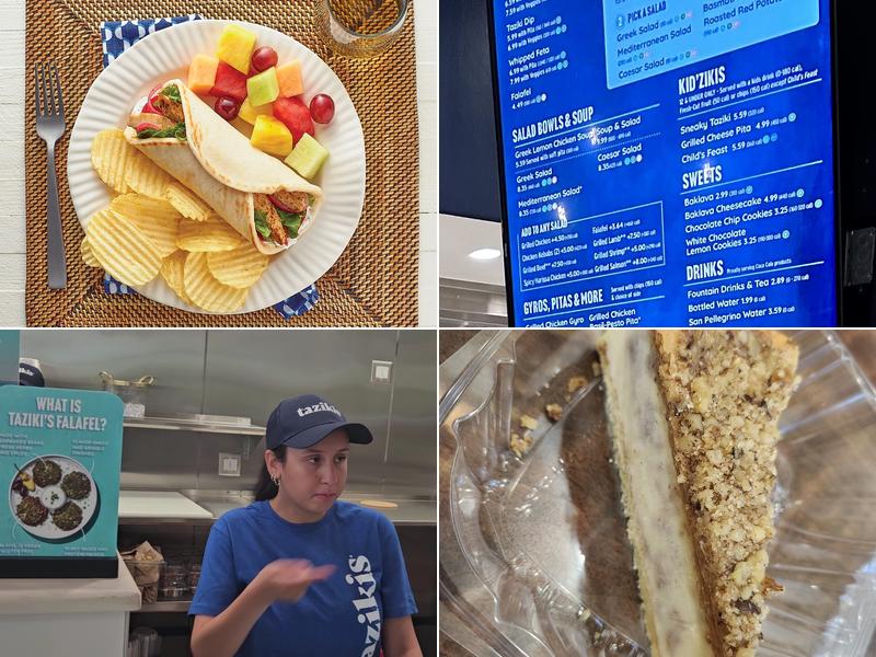 Taziki's Mediterranean Cafe - Johns Creek Menu