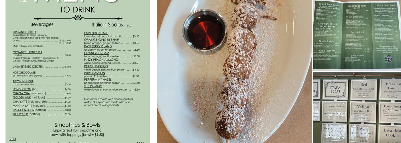 Keep Right Cafe Menu