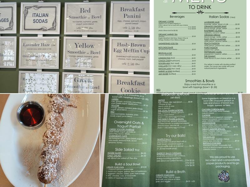 Keep Right Cafe Menu