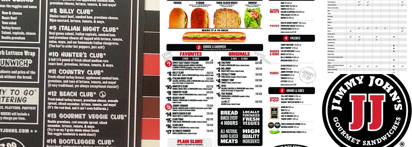 Jimmy John's Menu