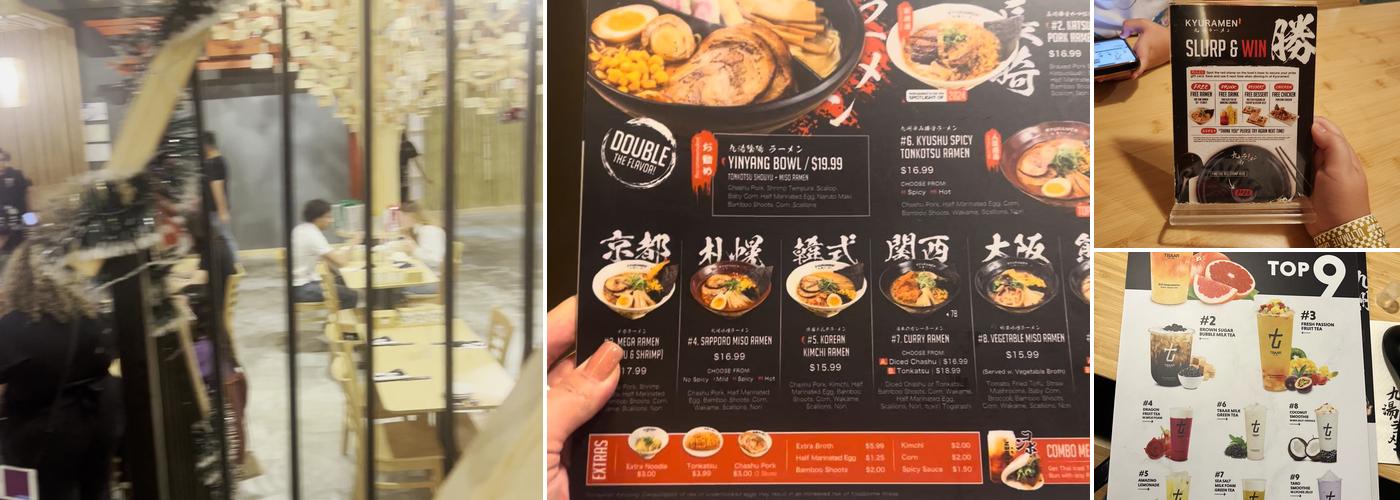 Kyuramen x TBaar - Shenandoah Menu