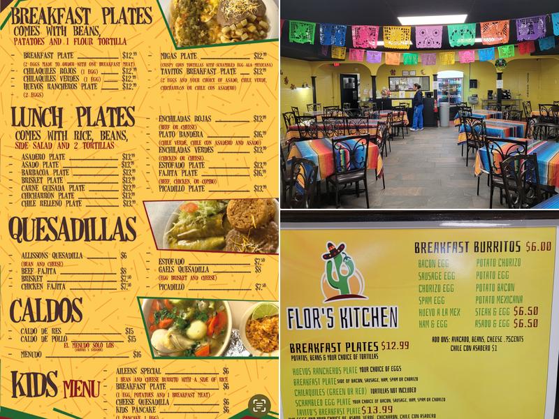 Flors Kitchen Menu