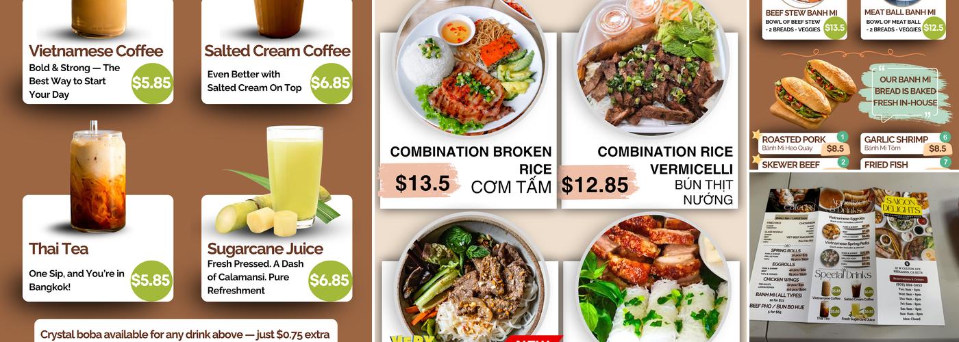 Saigon Delights Food To Go Menu