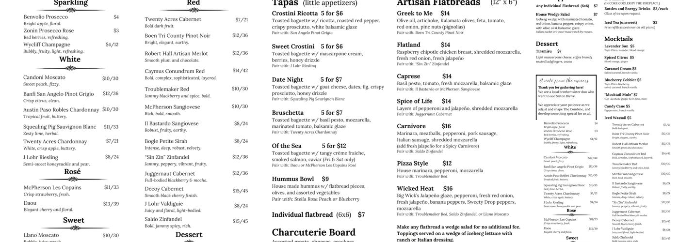 The Combine - Commons on the Square Menu