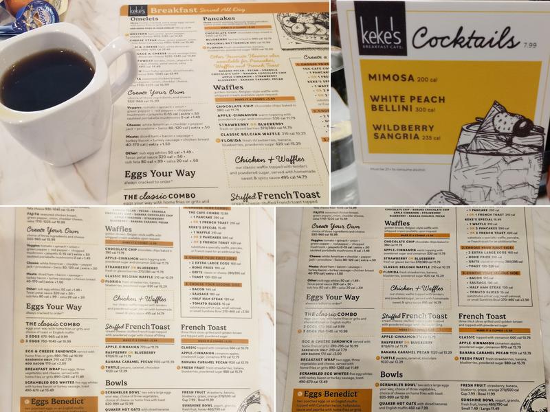Keke's Breakfast Cafe Menu
