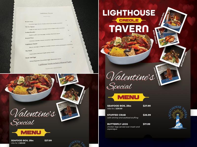 Lighthouse Tavern Menu