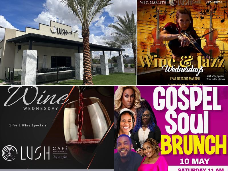 Lush Cafe and Lounge 7470 S Priest Dr, Tempe