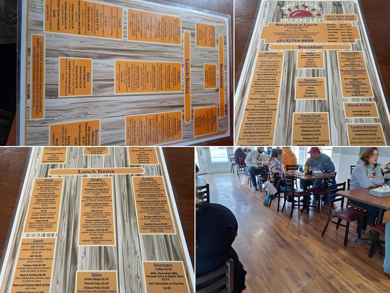 Rise & Dine Breakfast Menu