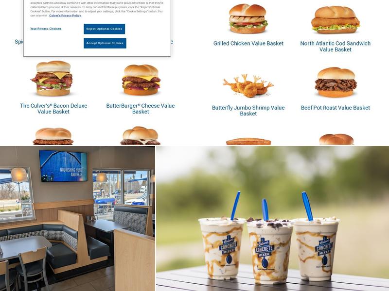 Culver’s Menu