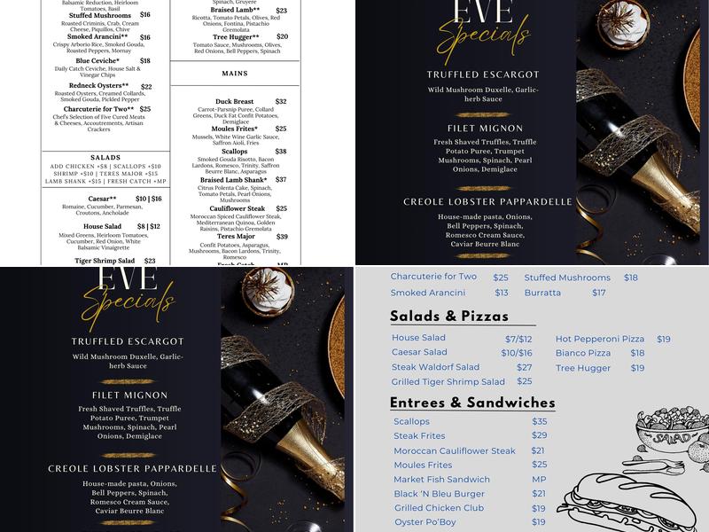 Blue Menu