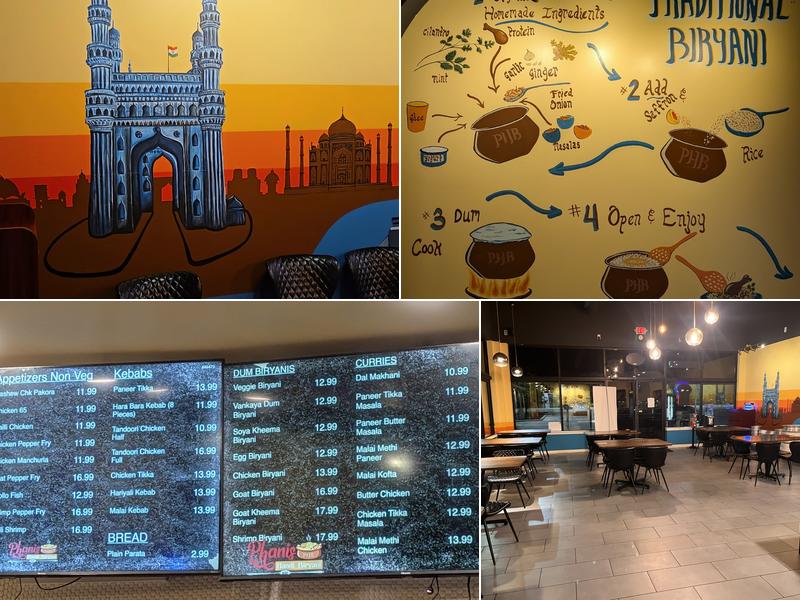 PHANI’S HANDI BIRYANI Menu