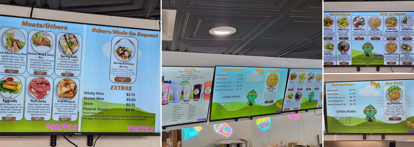 Thaiten / Thai10 Restaurant Menu