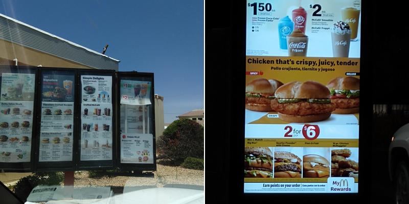 McDonald's Menu