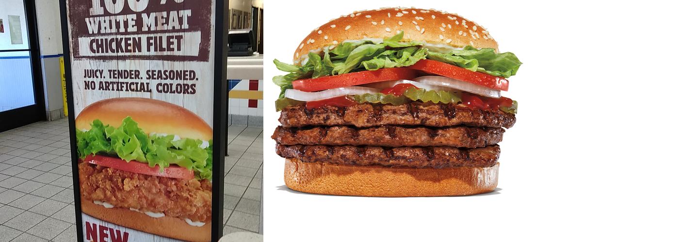 Burger King Menu