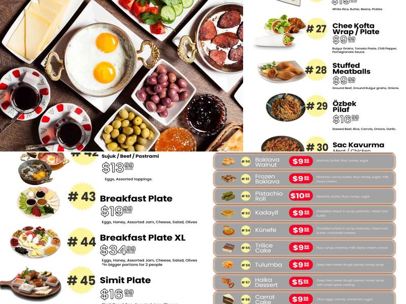 Sofra Kitchen Menu