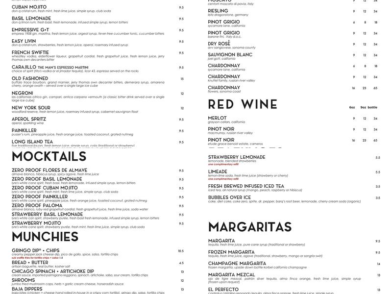 Five Four Restaurant & Drafthouse- S Austin Menu