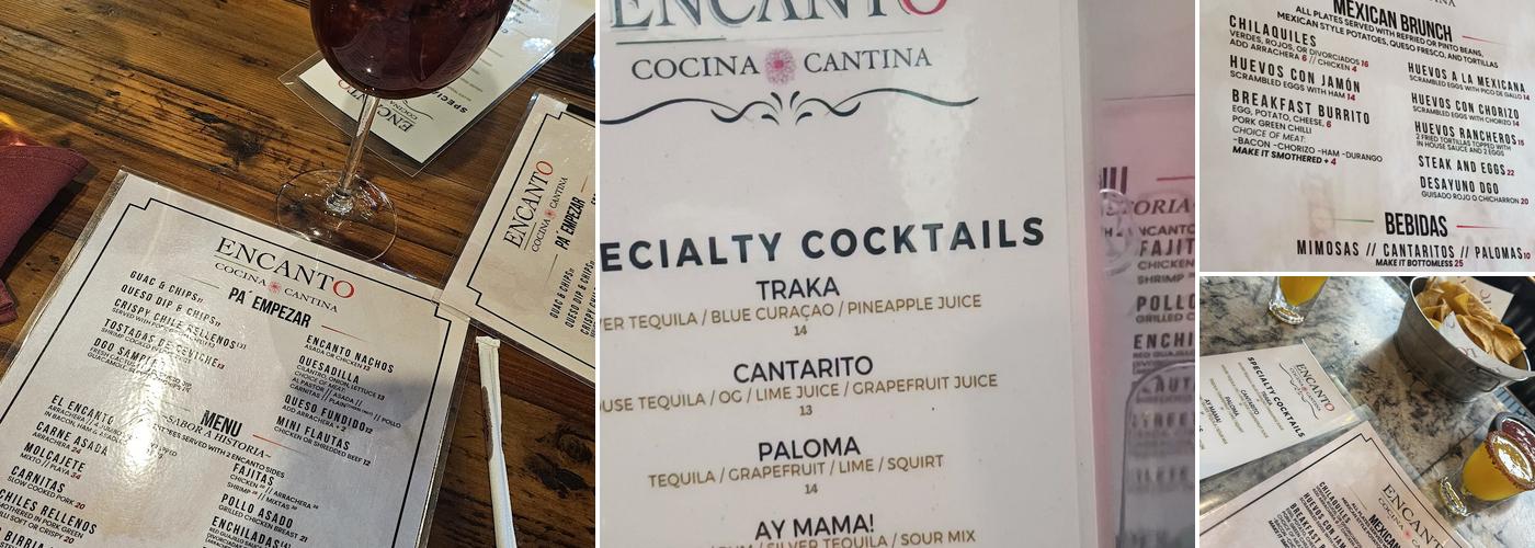 Encanto Cocina & Cantina Menu