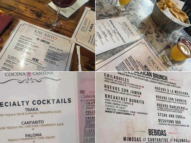 Encanto Cocina & Cantina Menu