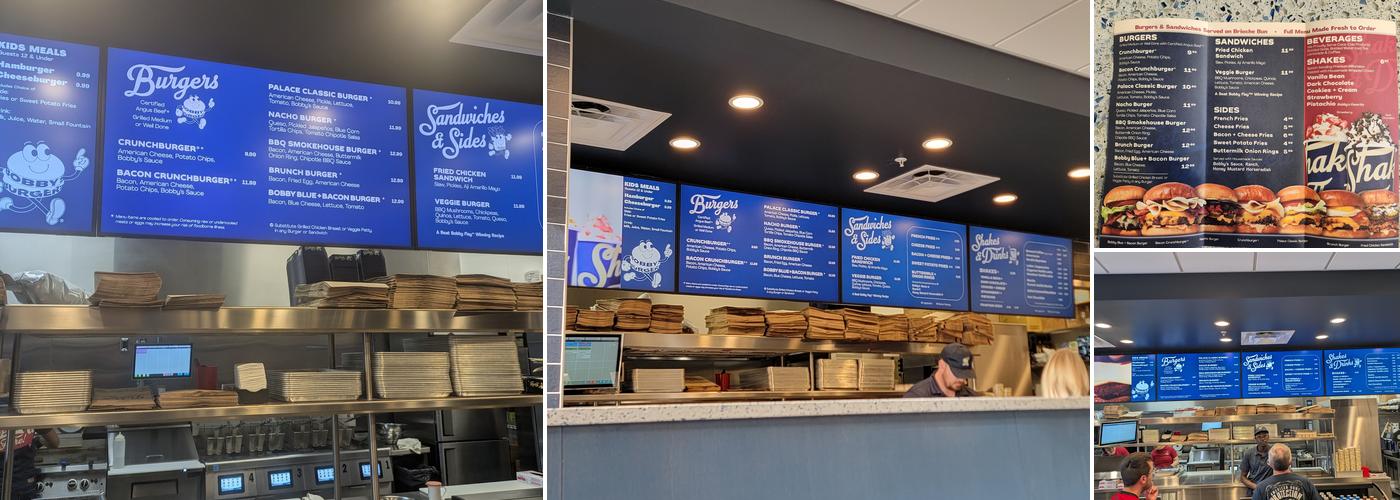 Bobby's Burgers by Bobby Flay Menu