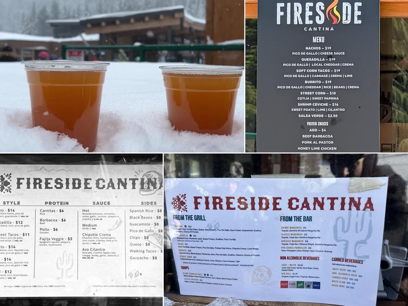 Cascade Biergarten Menu