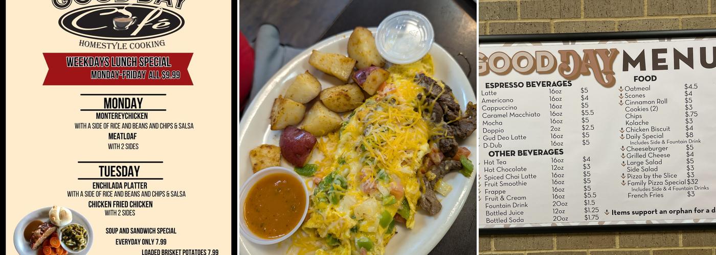 Good Day Cafe Menu