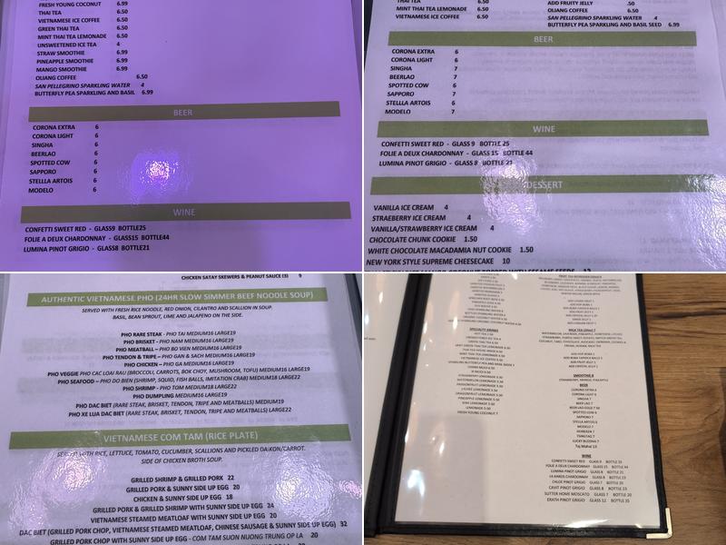 Mint Asian Kitchen Menu
