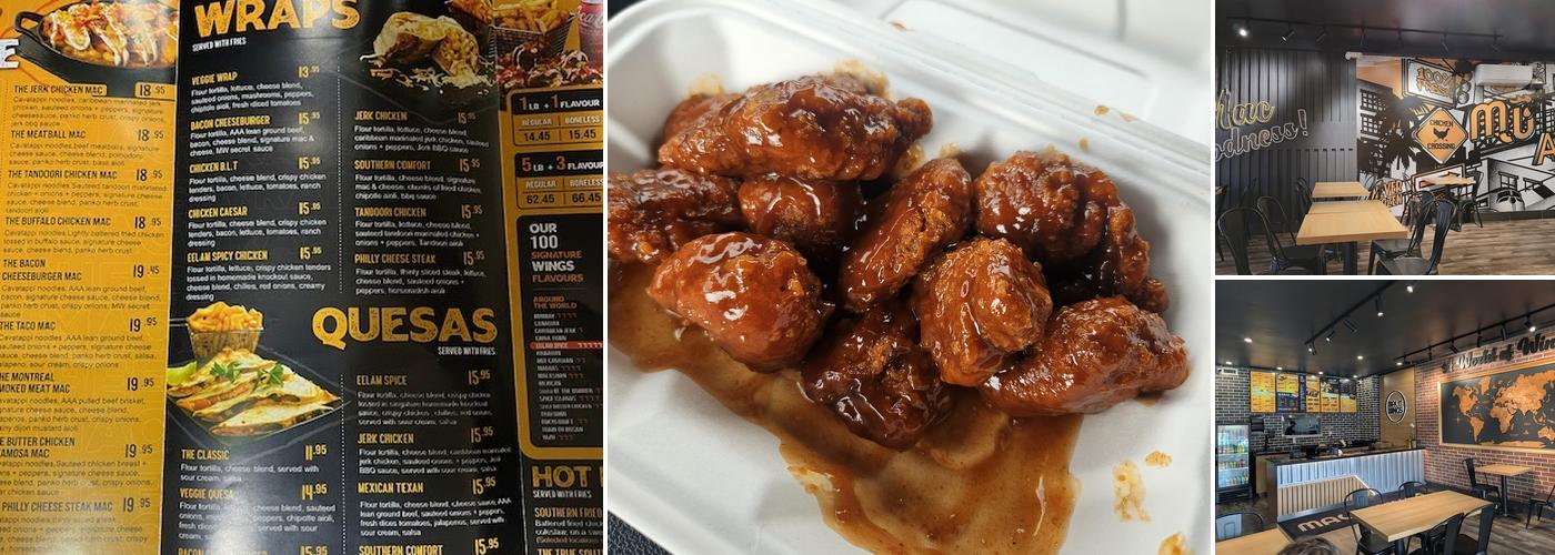 Mac N' Wings Menu