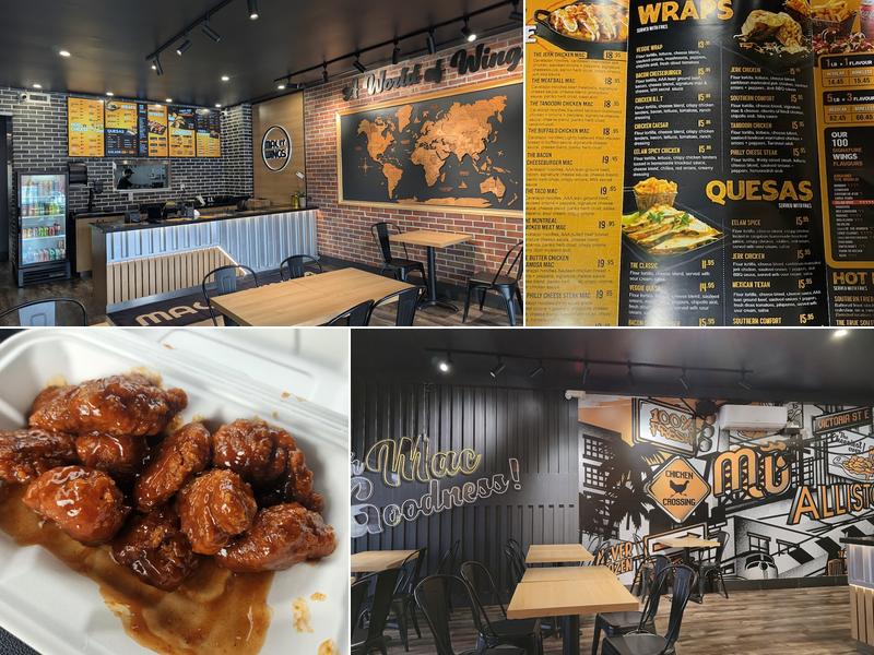Mac N' Wings Menu