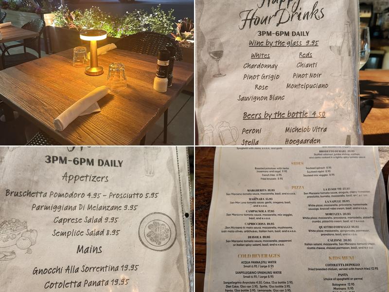 15 South by Napule Menu