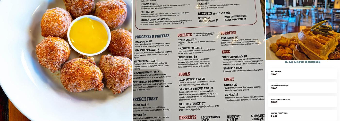 Maverick Biscuit Cherrydale in Greenville, South Carolina Menu