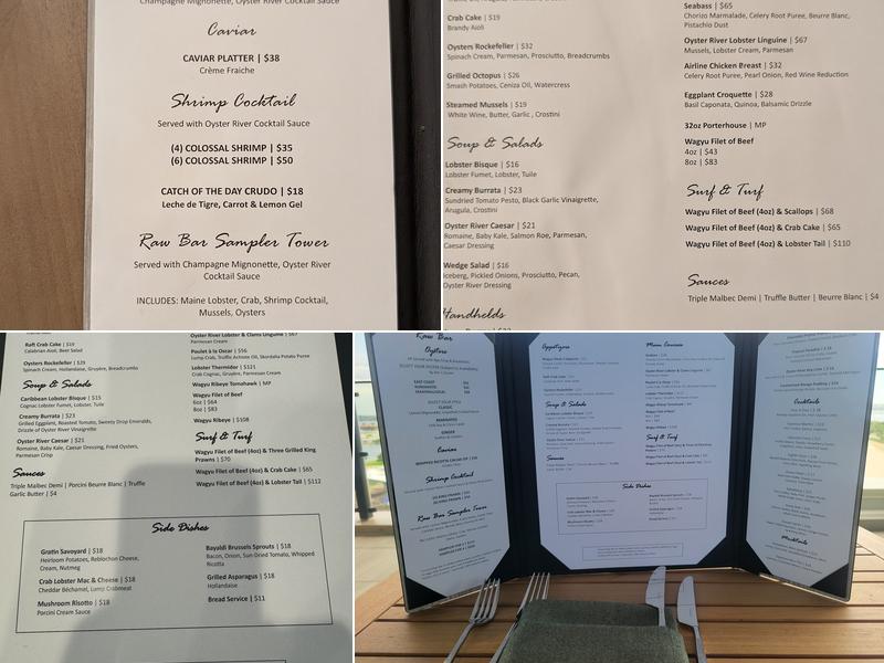 Oyster River Rooftop Menu