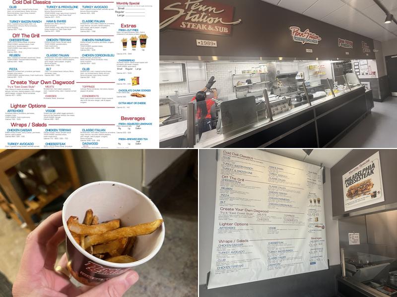Penn Station East Coast Subs Menu
