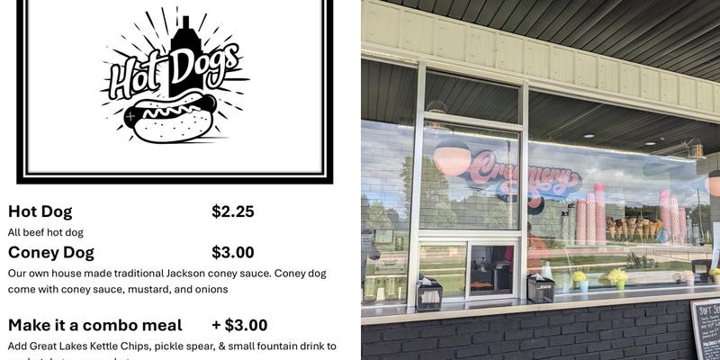 Red Egg Creamery Menu