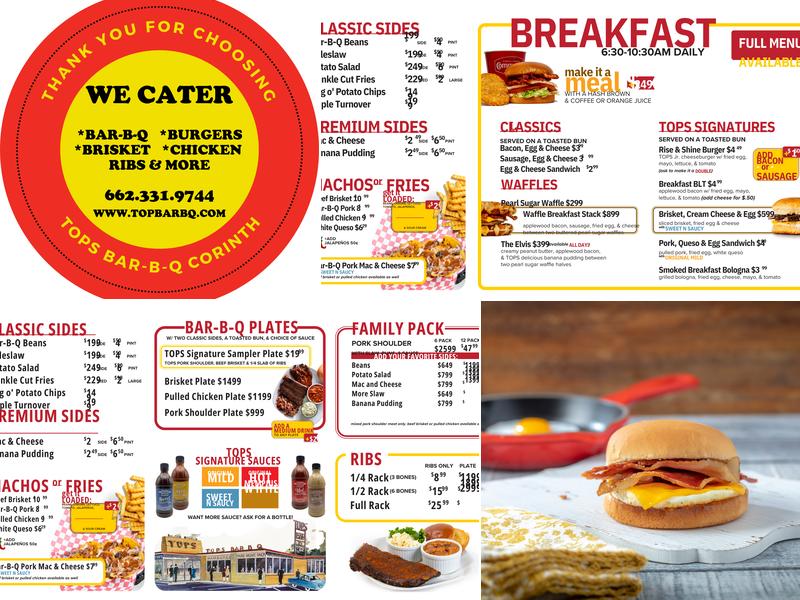 Tops BBQ Menu
