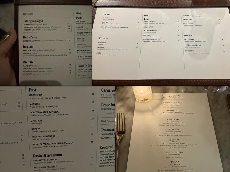 Massara Menu