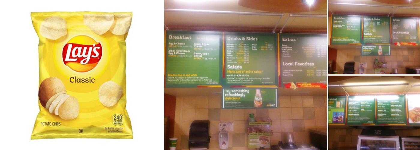 Subway Menu
