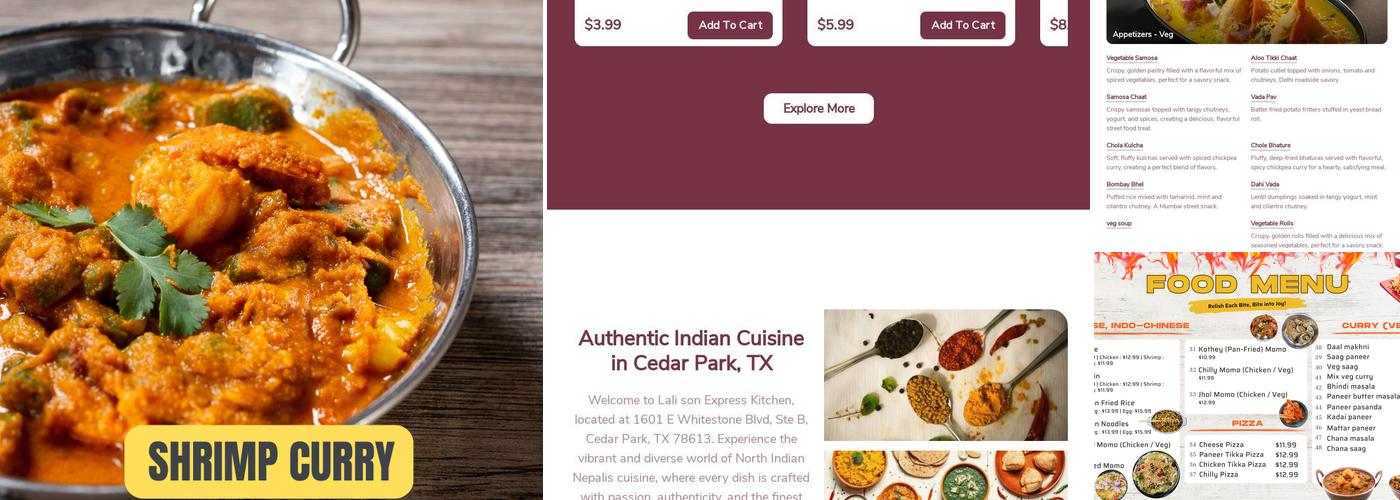 Lalis Express Kitchen Menu