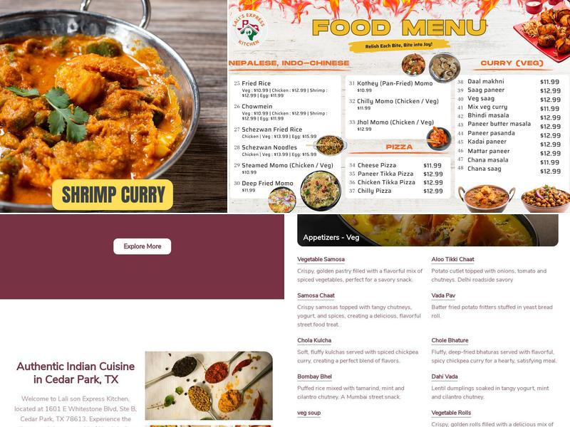 Lalis Express Kitchen Menu