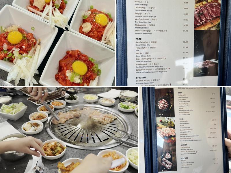 Hanu Premium Korean BBQ Menu