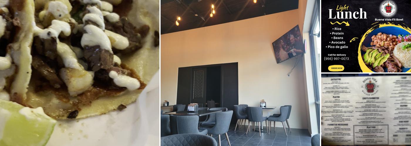 Buena Vida Mexican Cuisine Menu