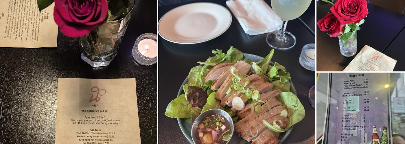 Nua Thai Restaurant and Bar Menu
