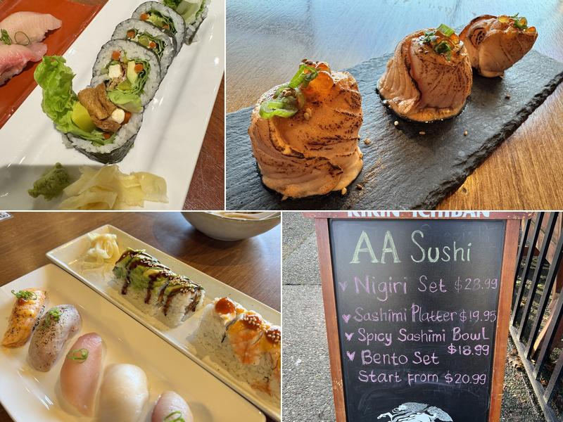 aa Sushi Menu