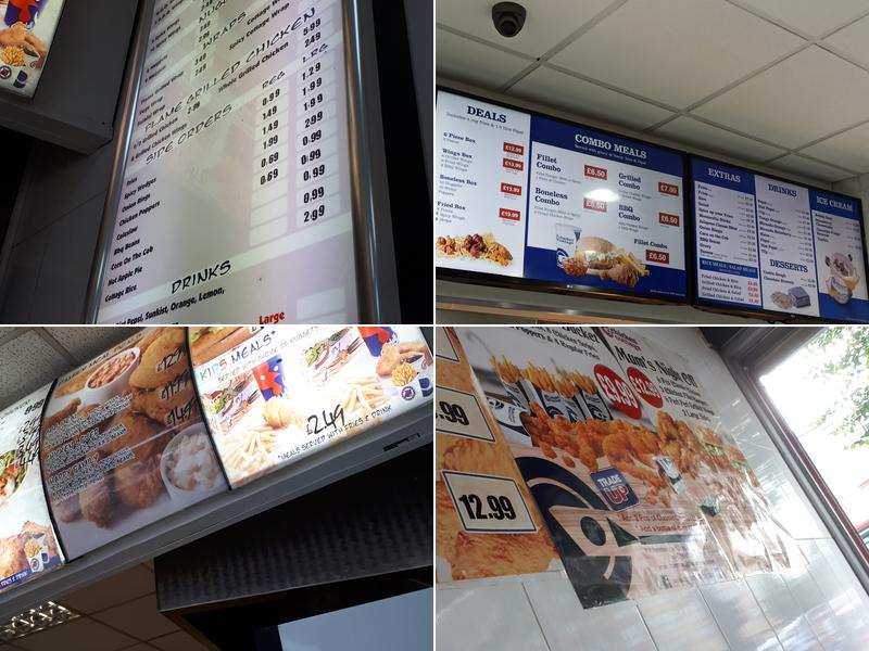 Chicken Cottage Menu