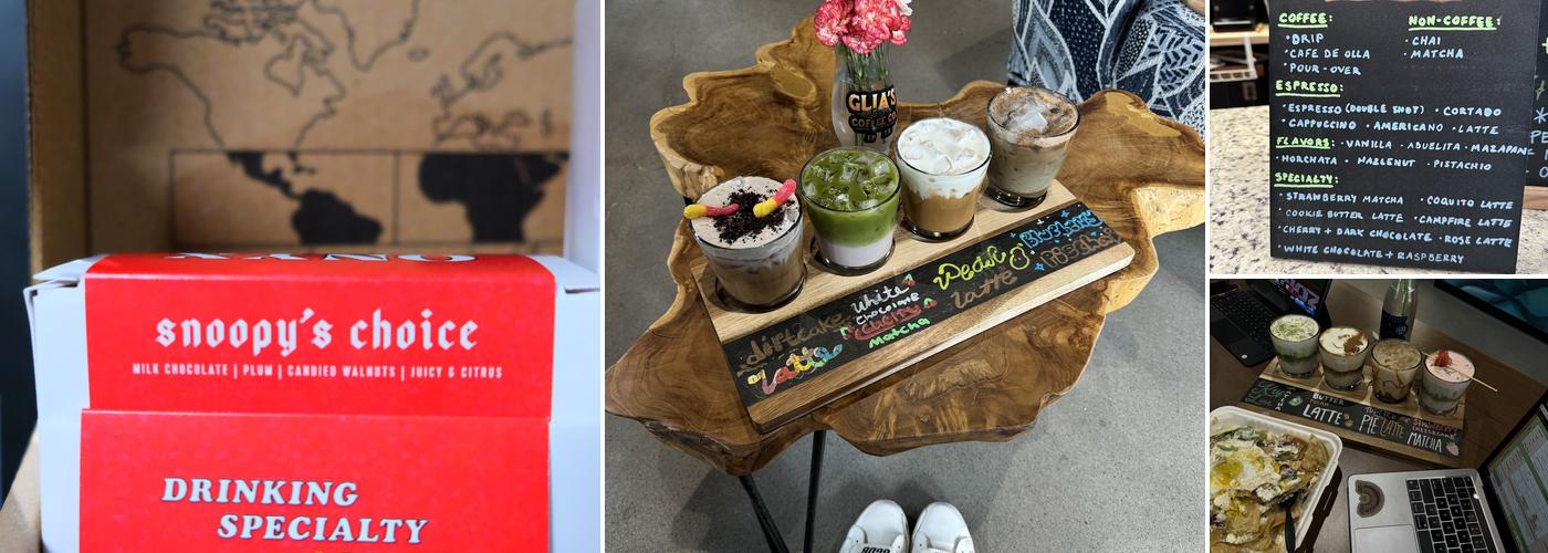 Glia's Coffee Co. Menu