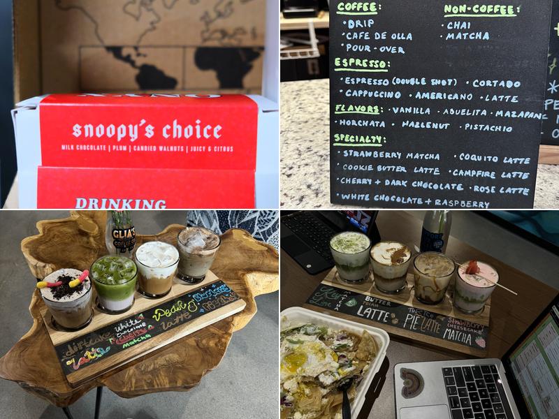 Glia's Coffee Co. Menu