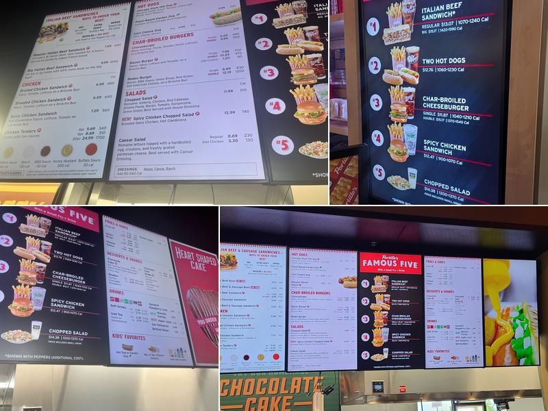 Portillo's Katy Menu