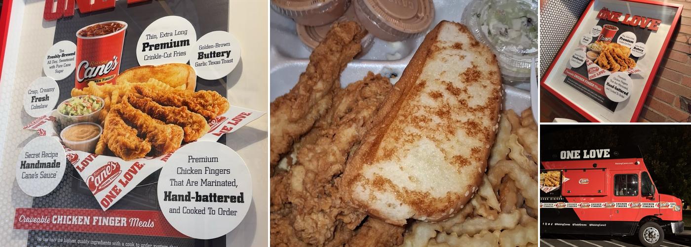 Raising Cane's Chicken Fingers Menu