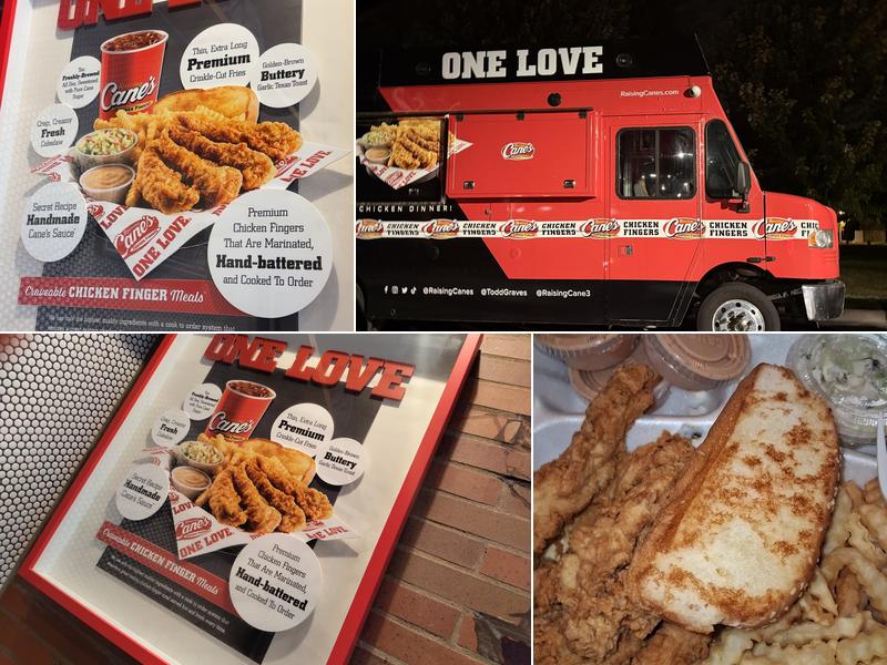 Raising Cane's Chicken Fingers Menu